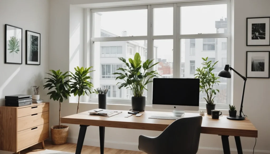 distance entre bureau et mur