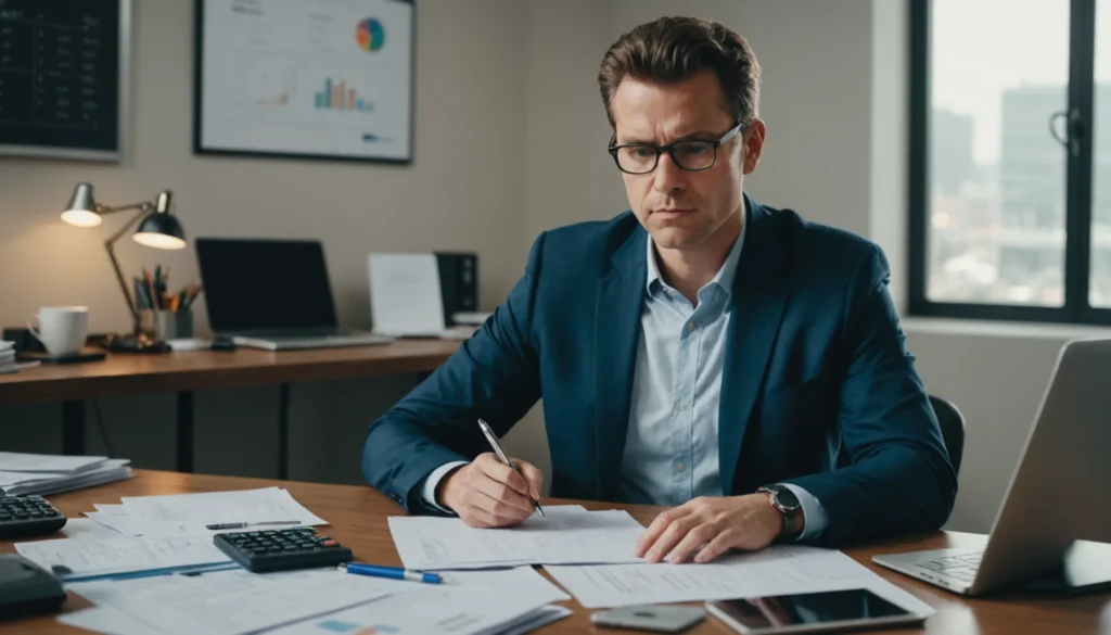 bilan financier négatif