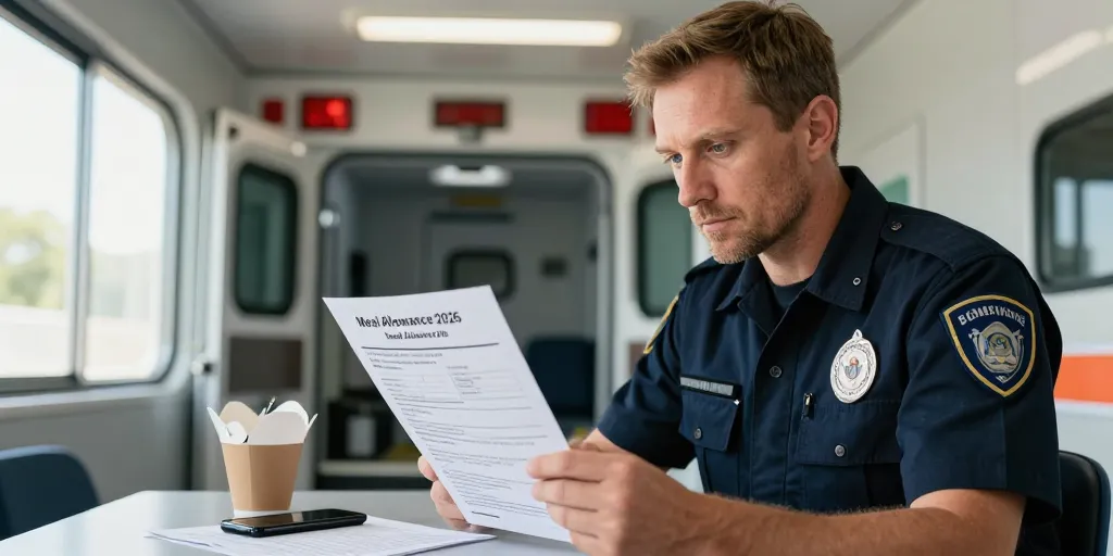 indemnités repas ambulancier