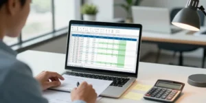 tableau de trésorerie excel