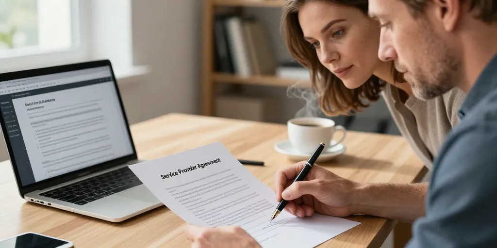 contrat prestataire de service auto entrepreneur