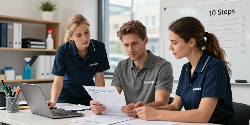 creer une entreprise de nettoyage