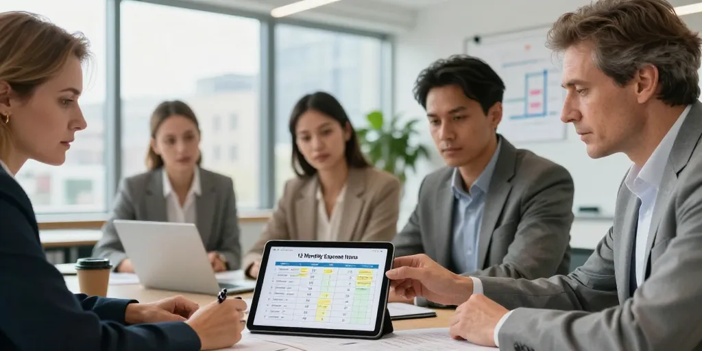 liste des charges d'une entreprise