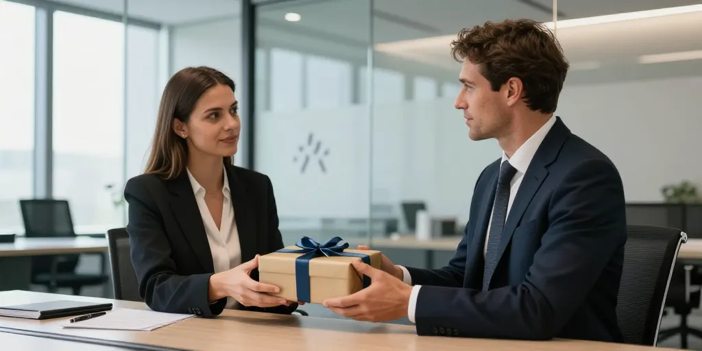 cadeau d'entreprise
