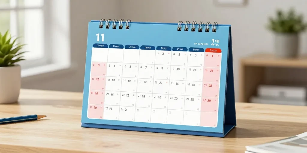 Calendrier magnétique : un outil pratique pour organiser le quotidien