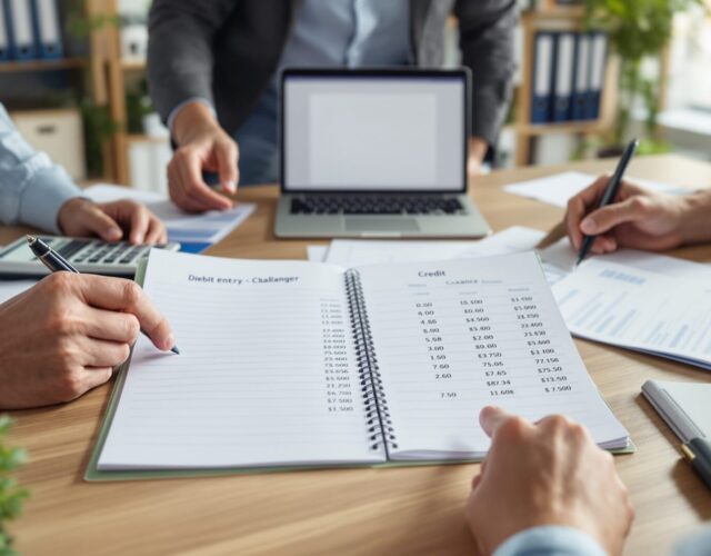 debit credit concept