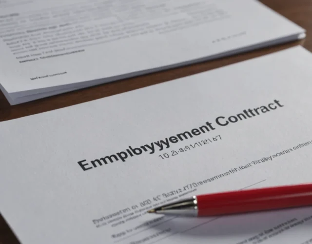 faire un faux contrat de travail risque