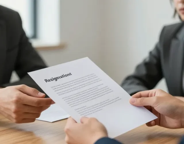 lettre de demission manuscrite ou ordi