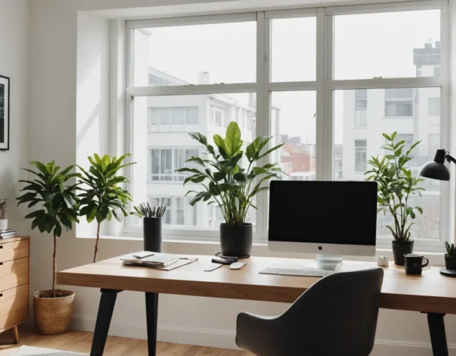 distance entre bureau et mur