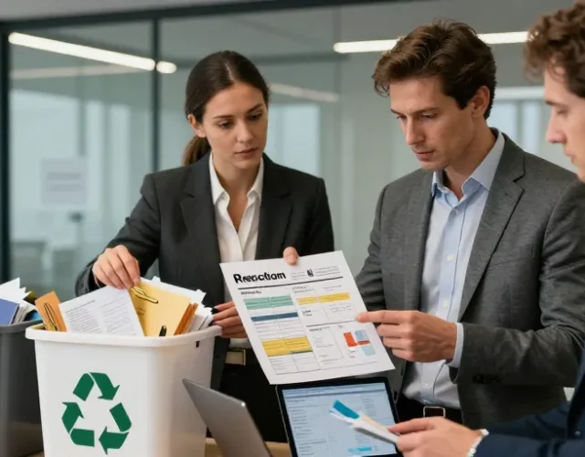 recyclage du papier en entreprise