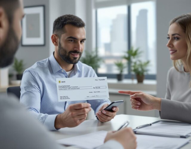 solde de tout compte virement ou chèque