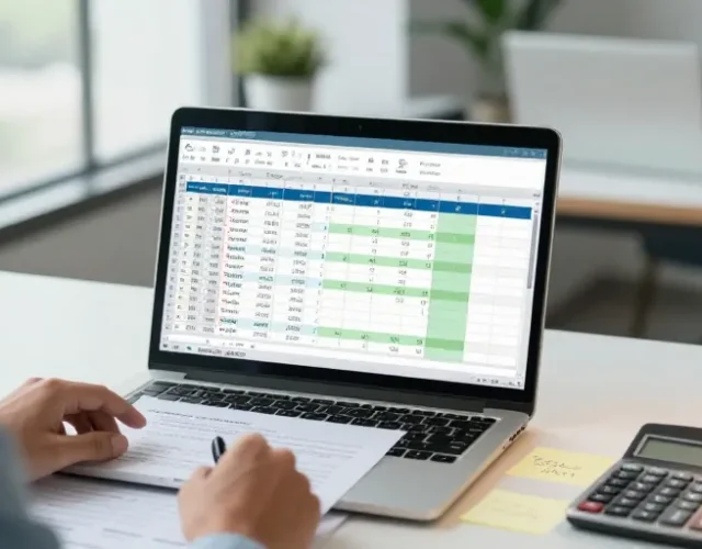 tableau de trésorerie excel